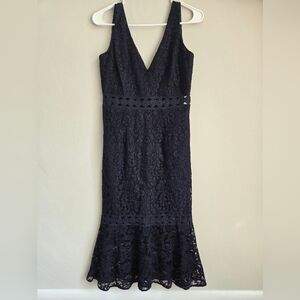 Bardot, Size 6, NWT, Twilight, Fiona Lace Trumpet Dress